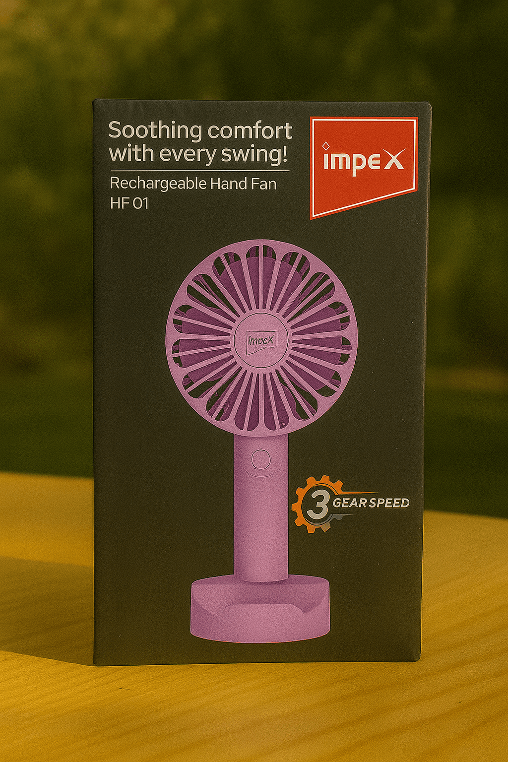 Impex - Rechargeable Hand Fan