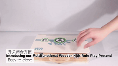 Kids Wooden Toolbox Toy Set ©