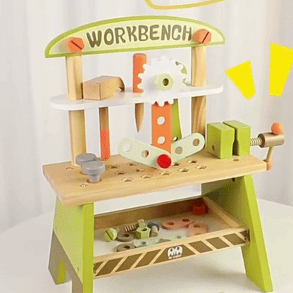 Wooden Green Tool Table ©