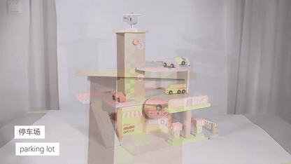  Parking  Lot Playset for Kids ©