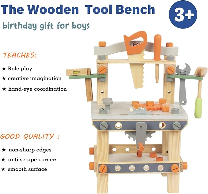 Kids Wooden Tool Workbench ©