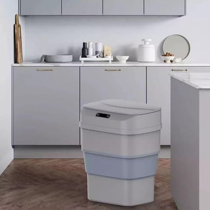 Smart Sensor Folding Infrared Trash Can