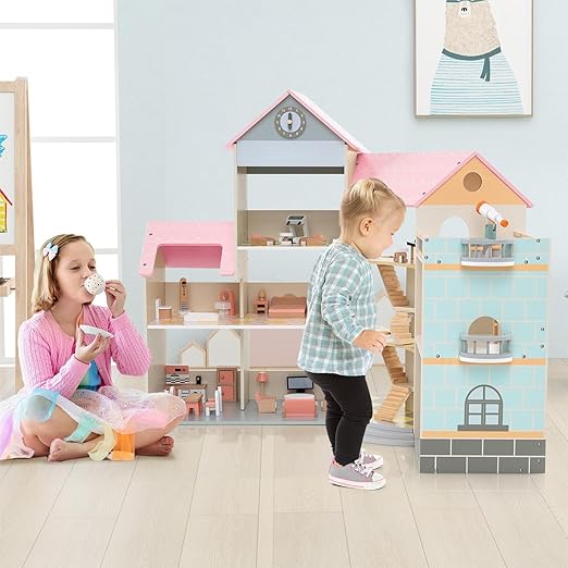 Wood & Play Corner Doll House ©