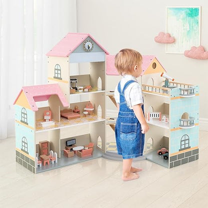 Wood & Play Corner Doll House ©