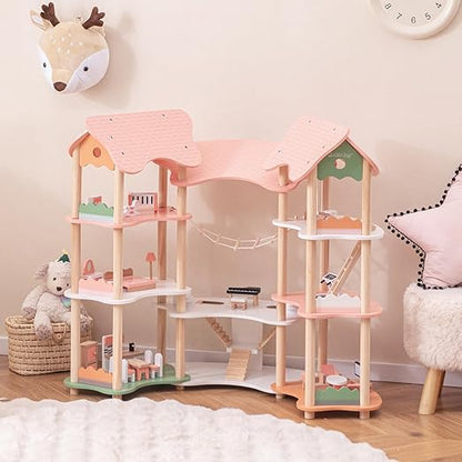 Wooden Dream Doll House Playset ©