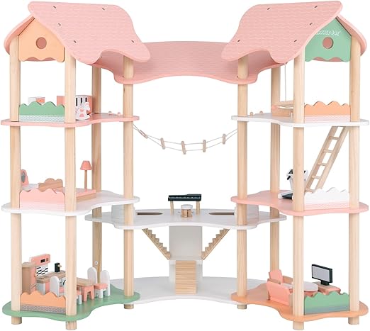 Wooden Dream Doll House Playset ©