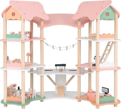 Wooden Dream Doll House Playset ©