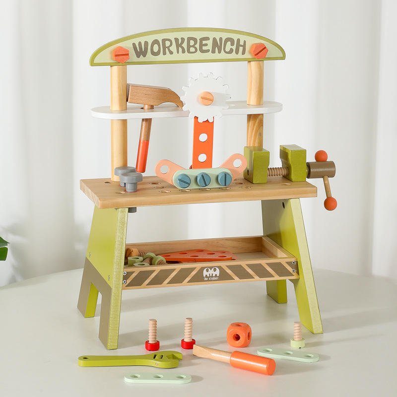 Wooden Green Tool Table ©