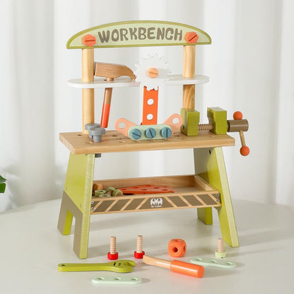Wooden Green Tool Table ©